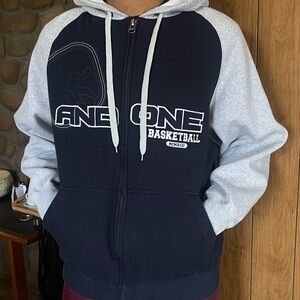 AND 1 Hoodie Vintage 00's Hoodie Mens sz L